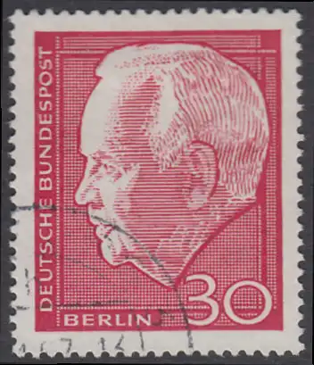 BERLIN 1967 Michel-Nummer 314 gestempelt EINZELMARKE (d)