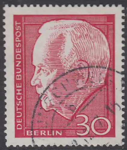 BERLIN 1967 Michel-Nummer 314 gestempelt EINZELMARKE (b)