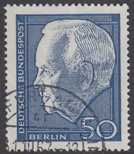 BERLIN 1967 Michel-Nummer 315 gestempelt EINZELMARKE (a)
