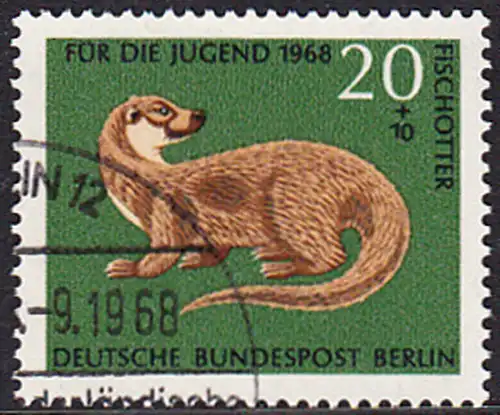 BERLIN 1968 Michel-Nummer 317 gestempelt EINZELMARKE (b)
