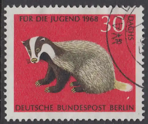 BERLIN 1968 Michel-Nummer 318 gestempelt EINZELMARKE (f)