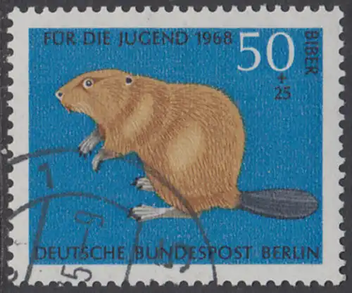 BERLIN 1968 Michel-Nummer 319 gestempelt EINZELMARKE (f)