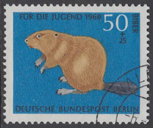 BERLIN 1968 Michel-Nummer 319 gestempelt EINZELMARKE (g)
