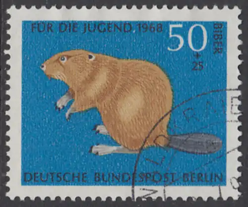 BERLIN 1968 Michel-Nummer 319 gestempelt EINZELMARKE (e)