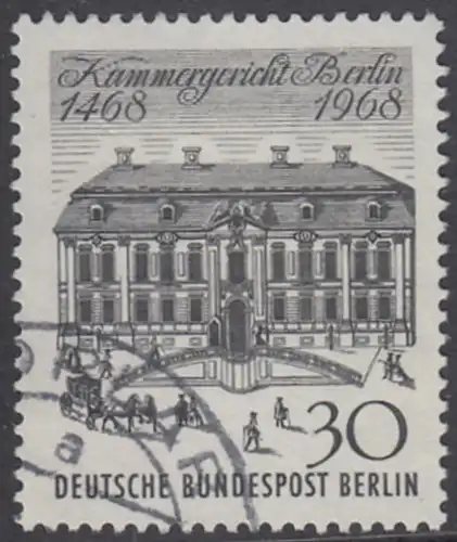 BERLIN 1968 Michel-Nummer 320 gestempelt EINZELMARKE (f)