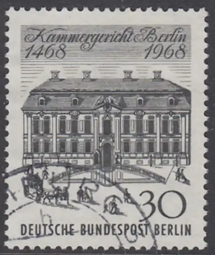 BERLIN 1968 Michel-Nummer 320 gestempelt EINZELMARKE (g)