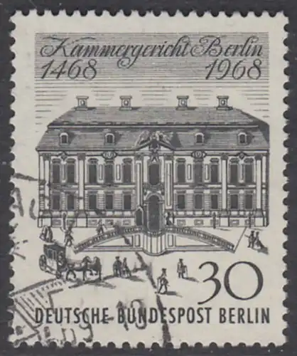 BERLIN 1968 Michel-Nummer 320 gestempelt EINZELMARKE (d)