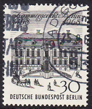 BERLIN 1968 Michel-Nummer 320 gestempelt EINZELMARKE (c)