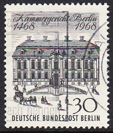 BERLIN 1968 Michel-Nummer 320 gestempelt EINZELMARKE (b)