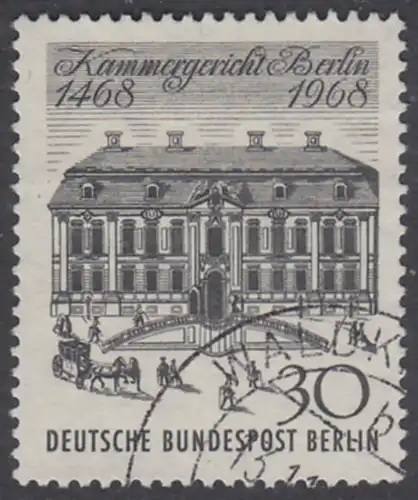 BERLIN 1968 Michel-Nummer 320 gestempelt EINZELMARKE (m)