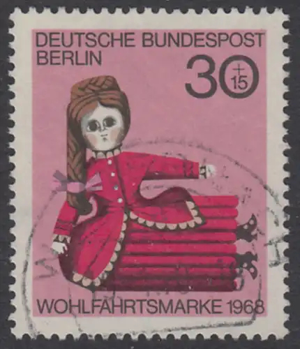 BERLIN 1968 Michel-Nummer 324 gestempelt EINZELMARKE (k)