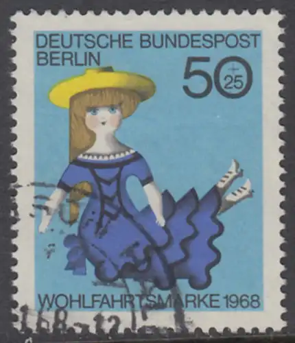 BERLIN 1968 Michel-Nummer 325 gestempelt EINZELMARKE (g)