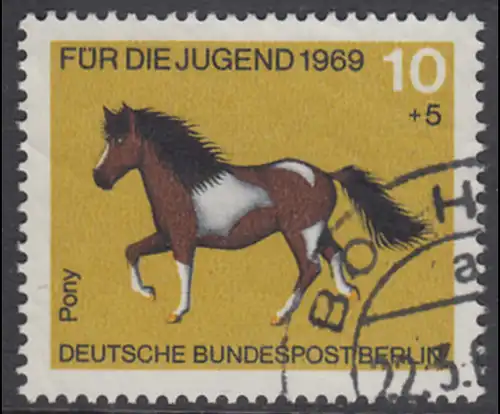 BERLIN 1969 Michel-Nummer 326 gestempelt EINZELMARKE (k)