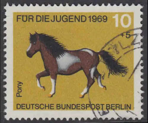 BERLIN 1969 Michel-Nummer 326 gestempelt EINZELMARKE (g)