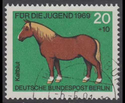 BERLIN 1969 Michel-Nummer 327 gestempelt EINZELMARKE (f)