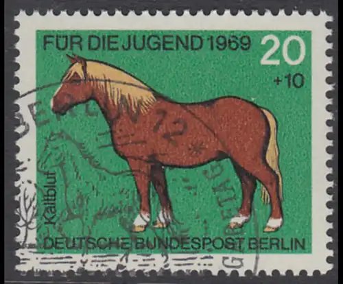 BERLIN 1969 Michel-Nummer 327 gestempelt EINZELMARKE (c)