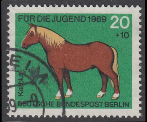 BERLIN 1969 Michel-Nummer 327 gestempelt EINZELMARKE (b)