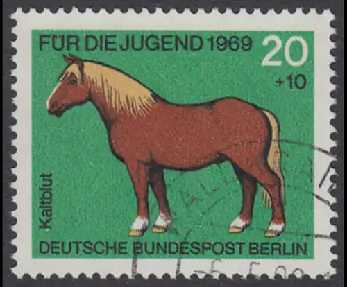 BERLIN 1969 Michel-Nummer 327 gestempelt EINZELMARKE (k)