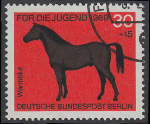 BERLIN 1969 Michel-Nummer 328 gestempelt EINZELMARKE (g)