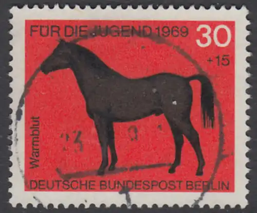 BERLIN 1969 Michel-Nummer 328 gestempelt EINZELMARKE (o)