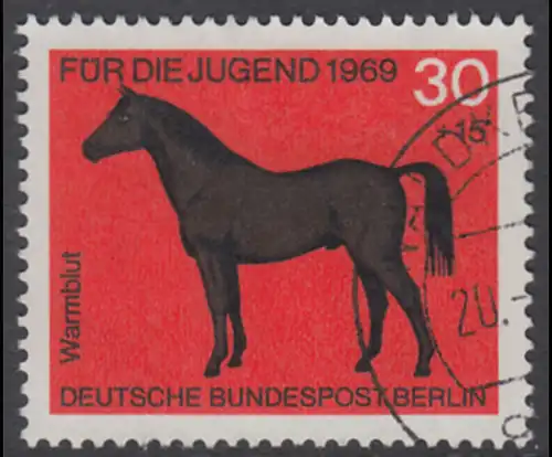 BERLIN 1969 Michel-Nummer 328 gestempelt EINZELMARKE (n)