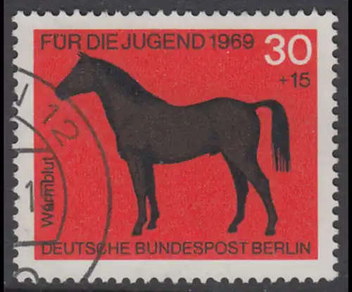 BERLIN 1969 Michel-Nummer 328 gestempelt EINZELMARKE (l)