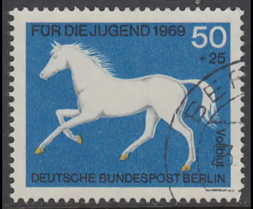 BERLIN 1969 Michel-Nummer 329 gestempelt EINZELMARKE (n)