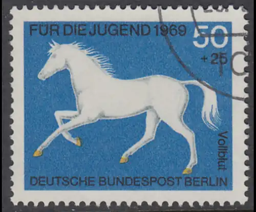 BERLIN 1969 Michel-Nummer 329 gestempelt EINZELMARKE (k)