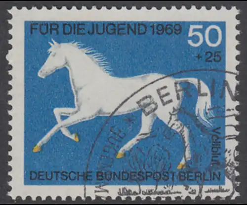 BERLIN 1969 Michel-Nummer 329 gestempelt EINZELMARKE (b)