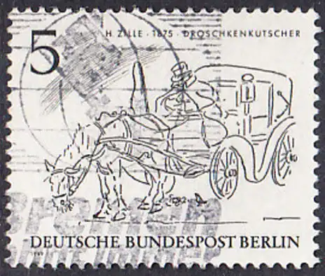 BERLIN 1969 Michel-Nummer 330 gestempelt EINZELMARKE (a)