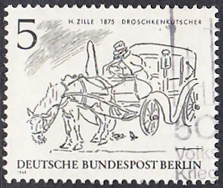 BERLIN 1969 Michel-Nummer 330 gestempelt EINZELMARKE (c)