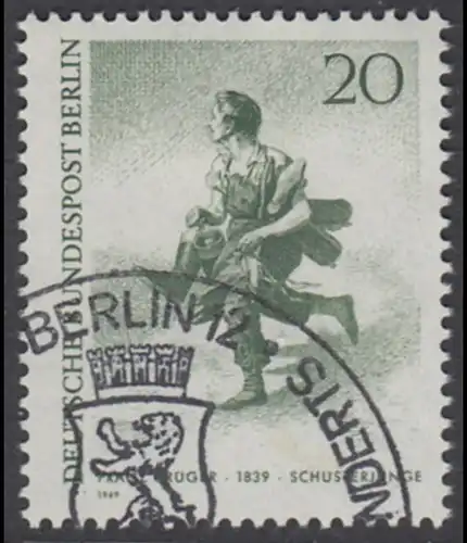 BERLIN 1969 Michel-Nummer 333 gestempelt EINZELMARKE (d)