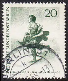 BERLIN 1969 Michel-Nummer 333 gestempelt EINZELMARKE (e)