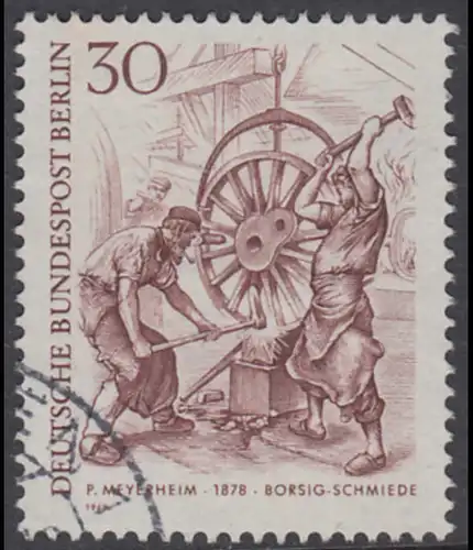 BERLIN 1969 Michel-Nummer 335 gestempelt EINZELMARKE (d)