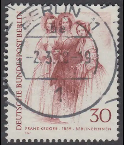 BERLIN 1969 Michel-Nummer 336 gestempelt EINZELMARKE (m)