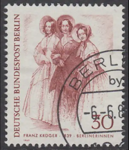 BERLIN 1969 Michel-Nummer 336 gestempelt EINZELMARKE (g)