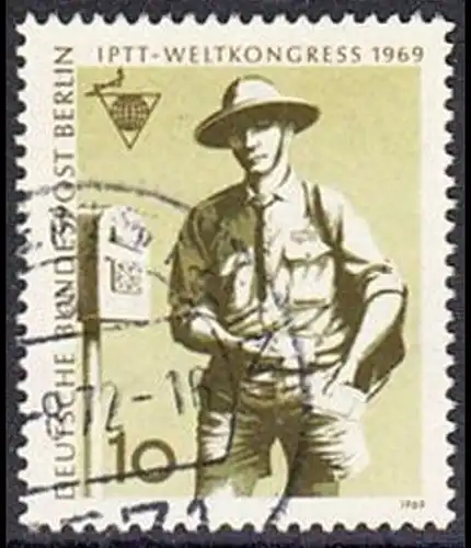 BERLIN 1969 Michel-Nummer 342 gestempelt EINZELMARKE (c)