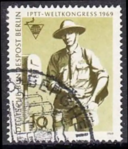 BERLIN 1969 Michel-Nummer 342 gestempelt EINZELMARKE (a)