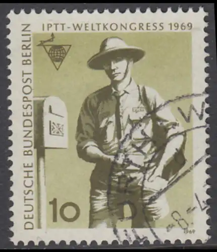 BERLIN 1969 Michel-Nummer 342 gestempelt EINZELMARKE (d)