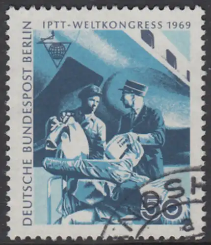 BERLIN 1969 Michel-Nummer 345 gestempelt EINZELMARKE (g)