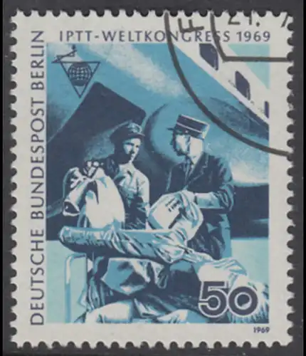 BERLIN 1969 Michel-Nummer 345 gestempelt EINZELMARKE (d)