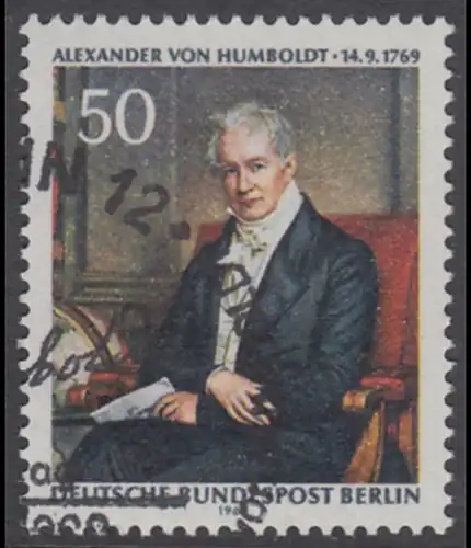 BERLIN 1969 Michel-Nummer 346 gestempelt EINZELMARKE (p)