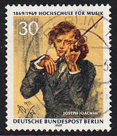 BERLIN 1969 Michel-Nummer 347 gestempelt EINZELMARKE (b)