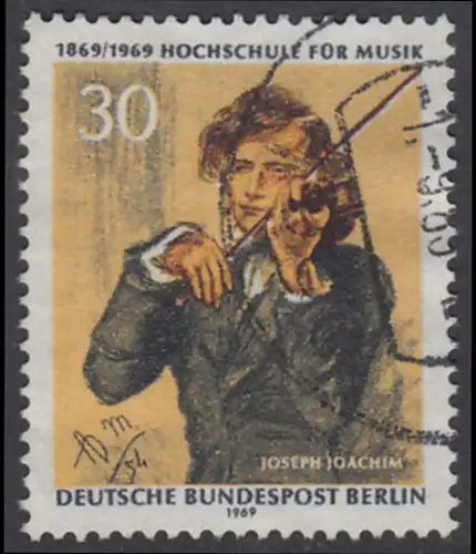 BERLIN 1969 Michel-Nummer 347 gestempelt EINZELMARKE (f)