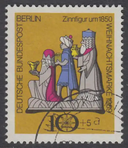 BERLIN 1969 Michel-Nummer 352 gestempelt EINZELMARKE (a)