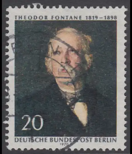 BERLIN 1970 Michel-Nummer 353 gestempelt EINZELMARKE (t)