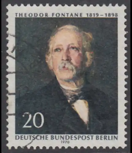 BERLIN 1970 Michel-Nummer 353 gestempelt EINZELMARKE (s)