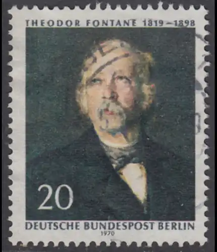 BERLIN 1970 Michel-Nummer 353 gestempelt EINZELMARKE (l)