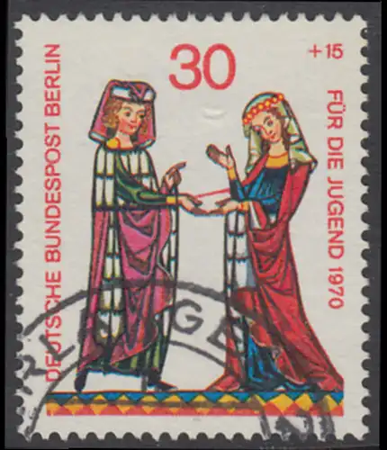 BERLIN 1970 Michel-Nummer 356 gestempelt EINZELMARKE (d)