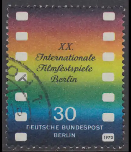 BERLIN 1970 Michel-Nummer 358 gestempelt EINZELMARKE (a)